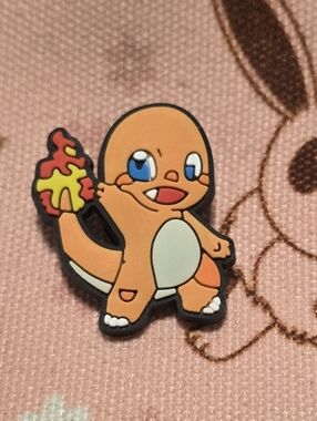 3/$10 Charmander Pokémon Croc Charm – Chibi Fire Starter Jibbit